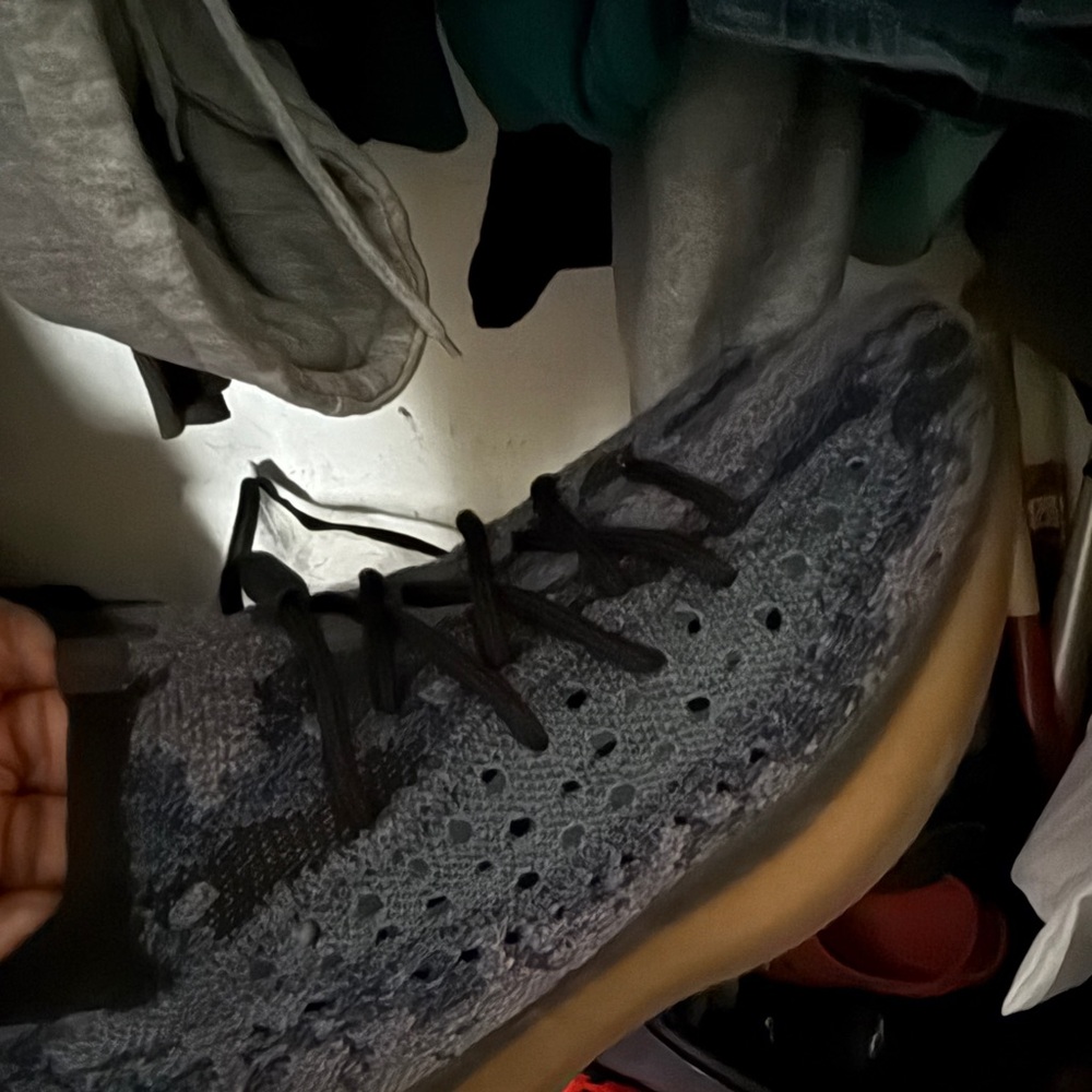 Yeezy Black and Gray Sneakers